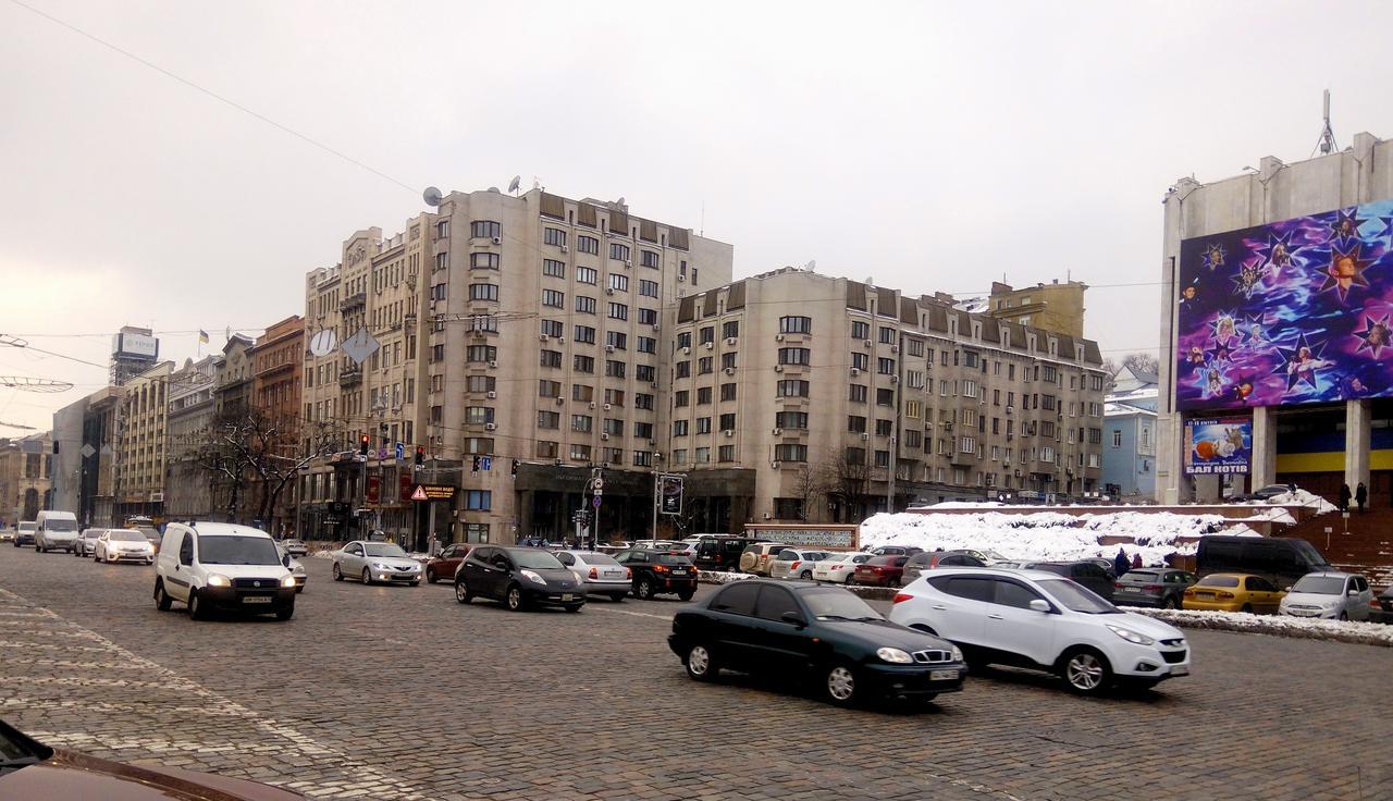 Apartment Triokhsviatytelskaya Street 3 Kiev Exterior foto